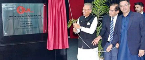 تكنولوجيا صناعة الإطارات الصينية تذهب إلى باكستان