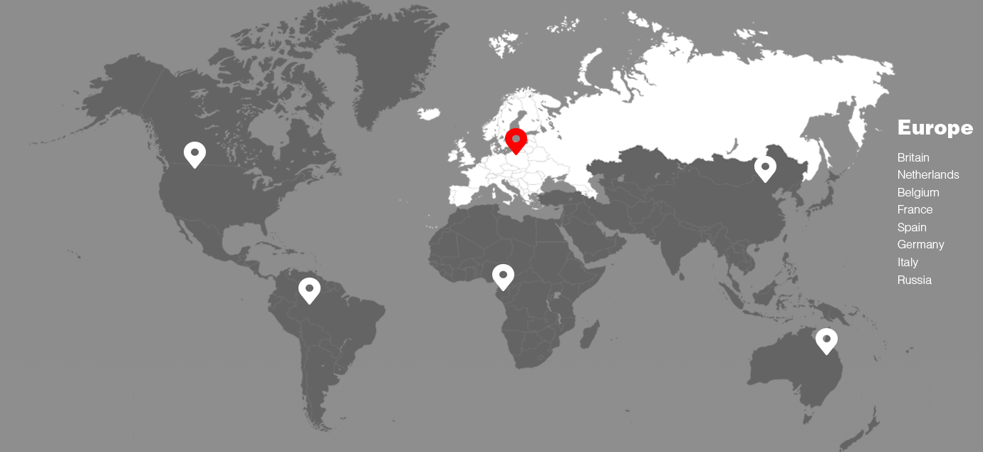 متوفر في أكثر من 140 دولة ومنطقة عبر القارات الخمس لتلبية احتياجات السوق المختلفة.