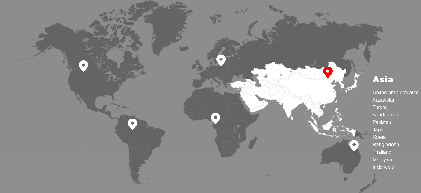 متوفر في أكثر من 140 دولة ومنطقة عبر القارات الخمس لتلبية احتياجات السوق المختلفة.